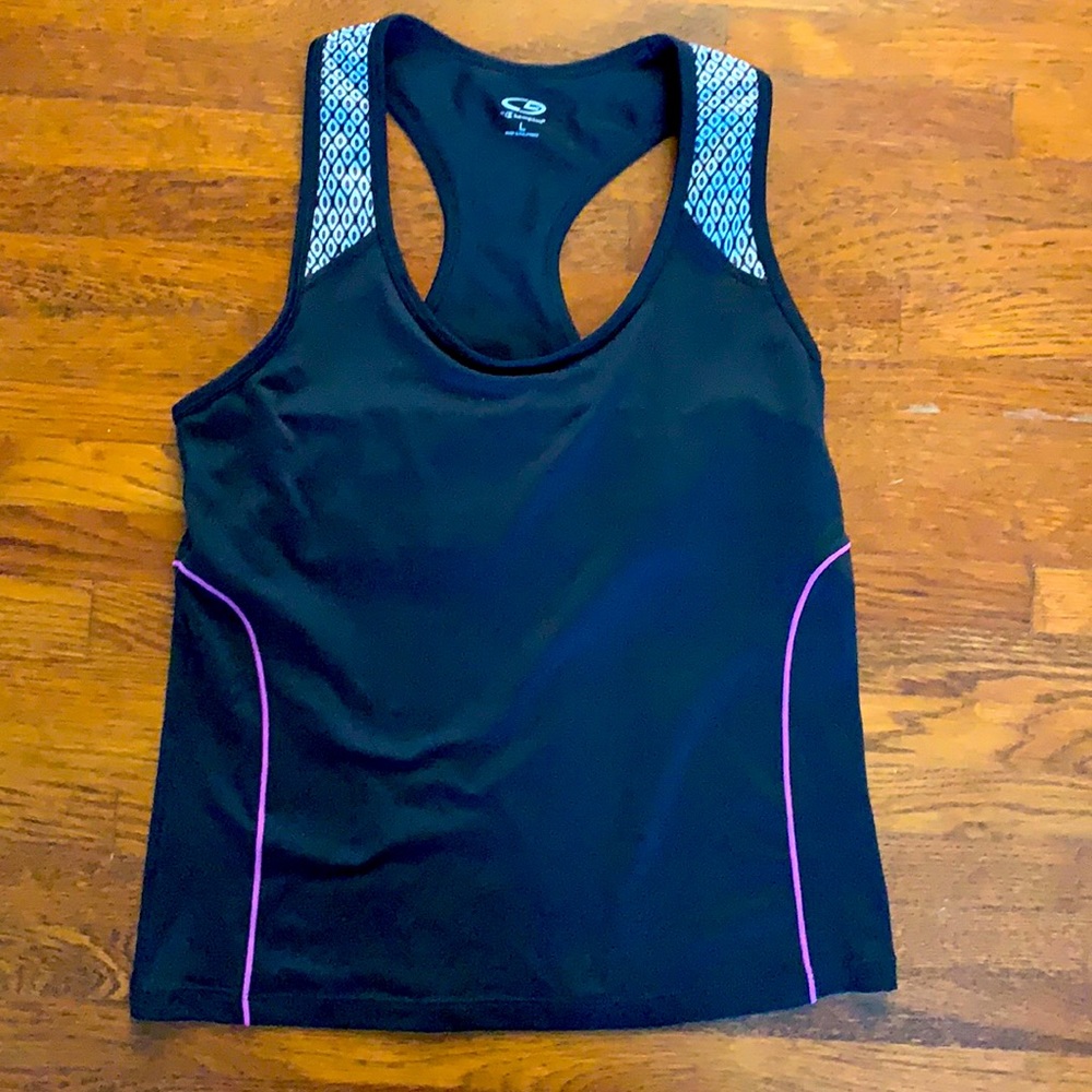 Champion Racerback Tank Black Size Large